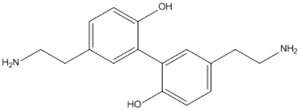 [1,1'-Biphenyl]-2,2'-diol, 5,5'-bis(2-aminoethyl)-